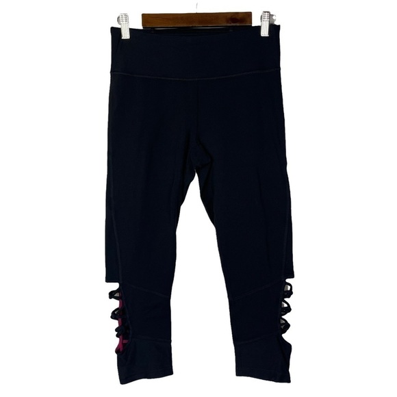 Prana Black Itzel Crop Cut Out Athletic Pants M - Picture 2 of 6